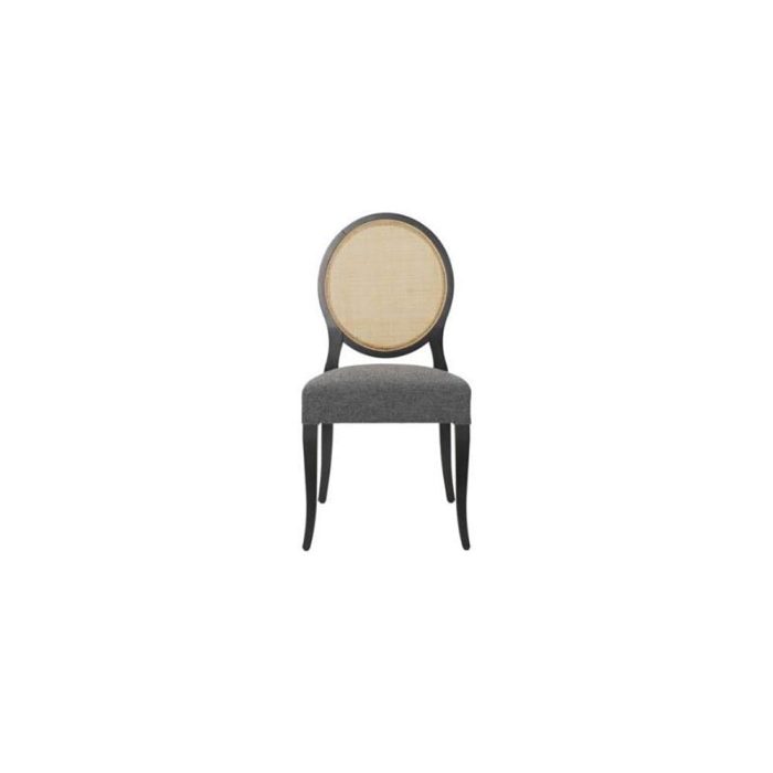 A-Round Rattan Side Chair