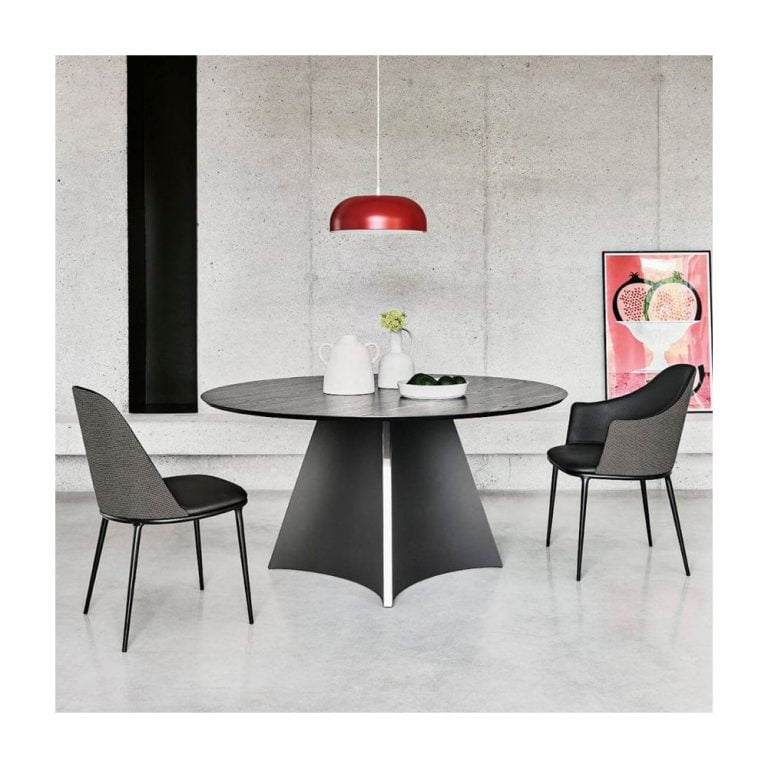 Concave Round Dining Table