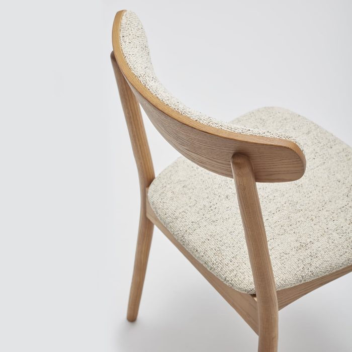 Abbey Chair with Upholstered Back