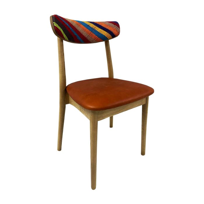 Abbey Chair with Upholstered Back