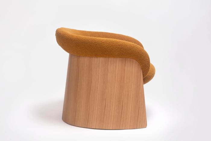 Ginger Wood Armchair