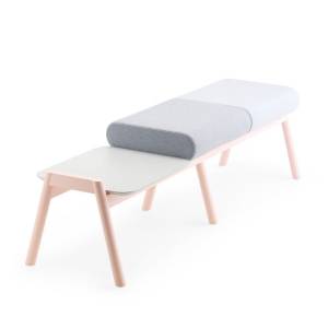 X Vanilla 2 Seat Bench with Table