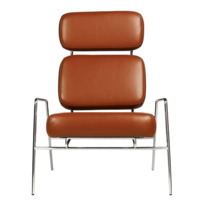 Empire Lounge Chair Chrome