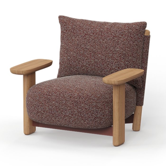 Milos Wood Lounge Chair