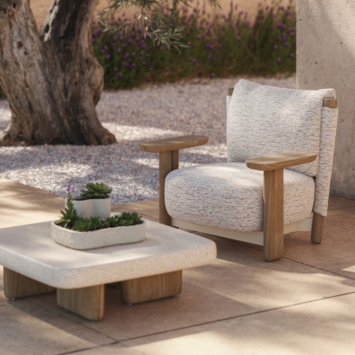 Milos Wood Lounge Chair