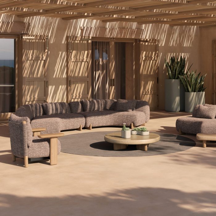 Milos Wood Lounge Chair