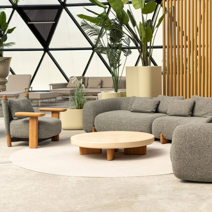 Milos Wood Lounge Chair
