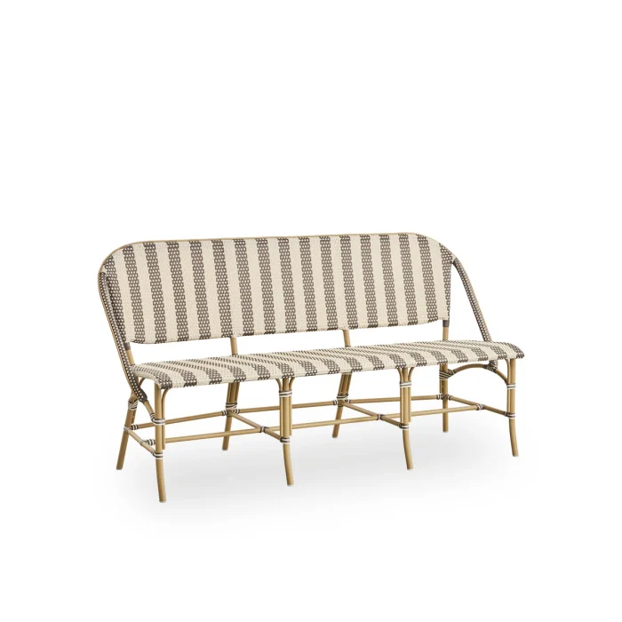 Sofie Outdoor Striped Bench