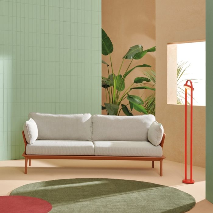 Reva Twist Three Seater Outdoor Sofa