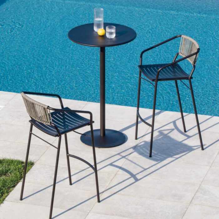 Slot Rope Bar Stool