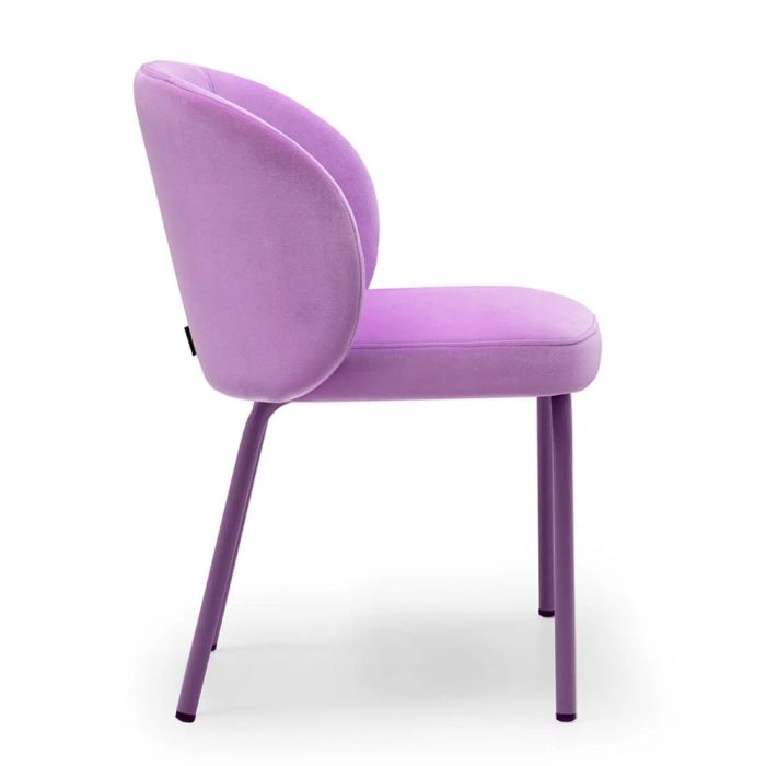 Cora Side Chair Metal Legs