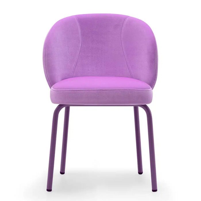 Cora Side Chair Metal Legs