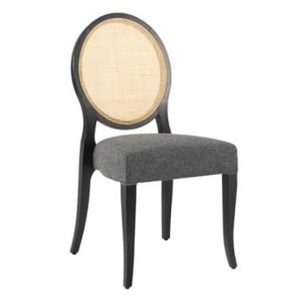 A-Round Rattan Side Chair