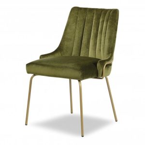 Louvre Fluted Tube Sidechair