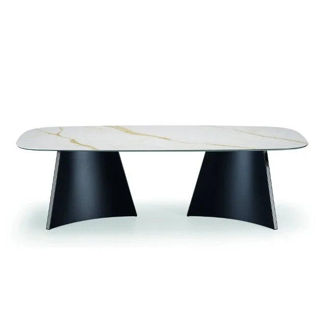 Concave Rectangular Dining Table