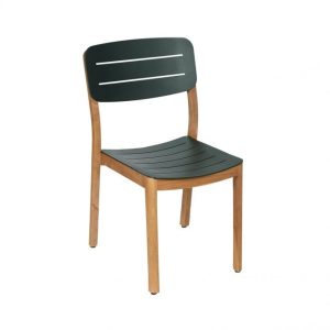 Lodge Teak and Aluminium Side Chair