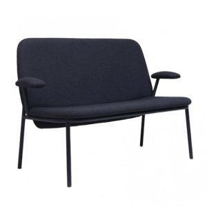 Lana Steel High Back Sofa With Arms