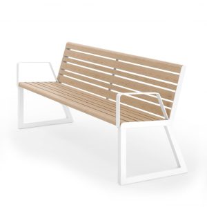 Ventiquattrope Bench with Back