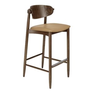 Joanne Bar Stool with Back Pad