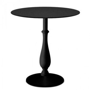 Rialta Round D1 table base – Black